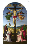 The Crucified Christ with the Virgin Mary, Saints and Angels, c.1502-03 by Raphael