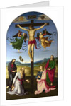 The Crucified Christ with the Virgin Mary, Saints and Angels, c.1502-03 by Raphael