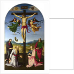 The Crucified Christ with the Virgin Mary, Saints and Angels, c.1502-03 by Raphael