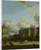 Dam Square with Nieuwe Kerk and Koninklijk Paleis, 1668 by Jan van der Heyden