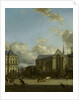 Dam Square with Nieuwe Kerk and Koninklijk Paleis, 1668 by Jan van der Heyden