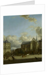 Dam Square with Nieuwe Kerk and Koninklijk Paleis, 1668 by Jan van der Heyden