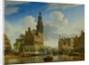 The Munt Tower viewed from Singel, 1751 by Jan Ten Compe