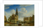 The Munt Tower viewed from Singel, 1751 by Jan Ten Compe