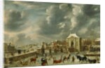 Heiligewegspoort in winter, 1653-73 by Jan Abrahamsz. Beerstraten