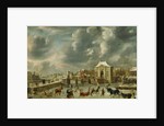 Heiligewegspoort in winter, 1653-73 by Jan Abrahamsz. Beerstraten