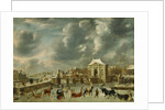 Heiligewegspoort in winter, 1653-73 by Jan Abrahamsz. Beerstraten