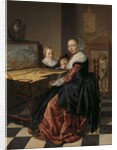 Woman playing the virginal, 1630-40 by Jan Miense Molenaer