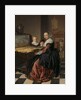Woman playing the virginal, 1630-40 by Jan Miense Molenaer
