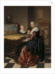 Woman playing the virginal, 1630-40 by Jan Miense Molenaer