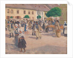 Myjava market, 1903 by Milos Jiranek