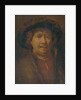 Self portrait by Rembrandt Harmensz. van Rijn (after)