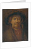 Self portrait by Rembrandt Harmensz. van Rijn (after)