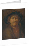 Self portrait by Rembrandt Harmensz. van Rijn (after)