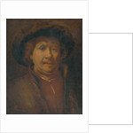 Self portrait by Rembrandt Harmensz. van Rijn (after)