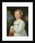 Girl in a white dress, 1800-20 by European School