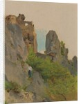View of the Súľovské ruins, 1875-85 by Laszlo Mednyanszky