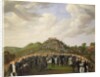 King Carl XIV Johan of Sweden Visiting the Mounds at Old Uppsala in 1834, 1836 by Johan Way