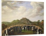 King Carl XIV Johan of Sweden Visiting the Mounds at Old Uppsala in 1834, 1836 by Johan Way