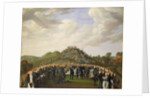 King Carl XIV Johan of Sweden Visiting the Mounds at Old Uppsala in 1834, 1836 by Johan Way