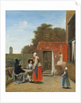 A Dutch Courtyard, c.1658-60 by Pieter de Hooch