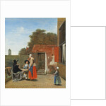 A Dutch Courtyard, c.1658-60 by Pieter de Hooch