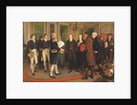The Signing of the Treaty of Ghent, Christmas Eve, 1814, 1914 by Amedee Forestier