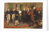 The Signing of the Treaty of Ghent, Christmas Eve, 1814, 1914 by Amedee Forestier
