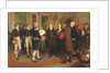 The Signing of the Treaty of Ghent, Christmas Eve, 1814, 1914 by Amedee Forestier