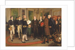 The Signing of the Treaty of Ghent, Christmas Eve, 1814, 1914 by Amedee Forestier