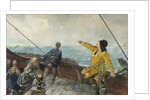 Leiv Eirikson discovering America, 1893 by Christian Krohg