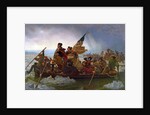 Washington Crossing the Delaware River, 25th December 1776 by Emanuel Gottlieb Leutze