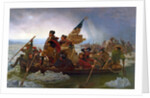 Washington Crossing the Delaware River, 25th December 1776 by Emanuel Gottlieb Leutze