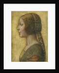 La Bella Principessa, 1495 by Leonardo da (attr.to) Vinci