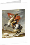 Napoleon Crossing the Alps on 20th May 1800 by Jacques Louis David
