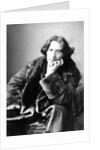 Oscar Wilde, c.1882 by Napoleon Sarony