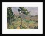 Landscape with viaduct: Montagne Sainte-Victoire, c.1885-87 by Paul Cezanne