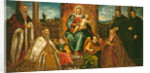 Doge Alvise Mocenigo and Family before the Madonna and Child, c.1573 by Jacopo Robusti Tintoretto