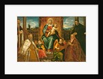 Doge Alvise Mocenigo and Family before the Madonna and Child, c.1573 by Jacopo Robusti Tintoretto
