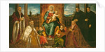 Doge Alvise Mocenigo and Family before the Madonna and Child, c.1573 by Jacopo Robusti Tintoretto