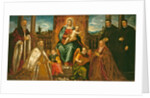 Doge Alvise Mocenigo and Family before the Madonna and Child, c.1573 by Jacopo Robusti Tintoretto