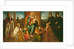 Doge Alvise Mocenigo and Family before the Madonna and Child, c.1573 by Jacopo Robusti Tintoretto