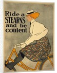 Ride a Stearns and be content, 1896 by Edward Penfield