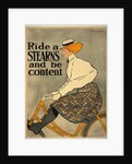 Ride a Stearns and be content, 1896 by Edward Penfield