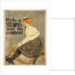 Ride a Stearns and be content, 1896 by Edward Penfield