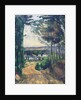 Road leading to the lake, 1880 by Paul Cezanne