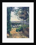 Road leading to the lake, 1880 by Paul Cezanne