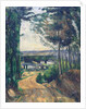 Road leading to the lake, 1880 by Paul Cezanne