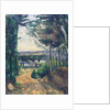 Road leading to the lake, 1880 by Paul Cezanne