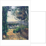 Road leading to the lake, 1880 by Paul Cezanne